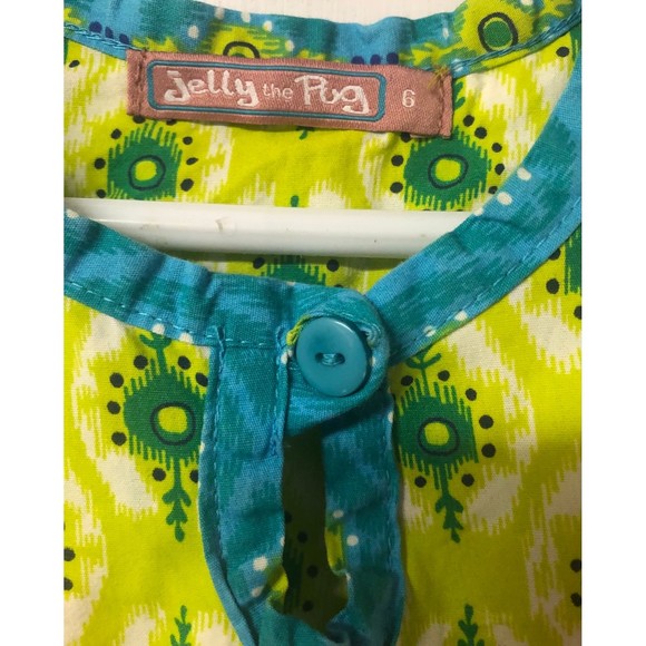 Jelly the pug size 6 savannah pinwheel woven dress - Picture 2 of 6